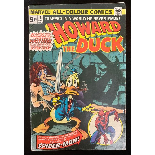 1324 - Howard the Duck #1-2, #5-13, #15-22, #24-30, annual #1 and other Howard the Duck comics. (1976-86) B... 