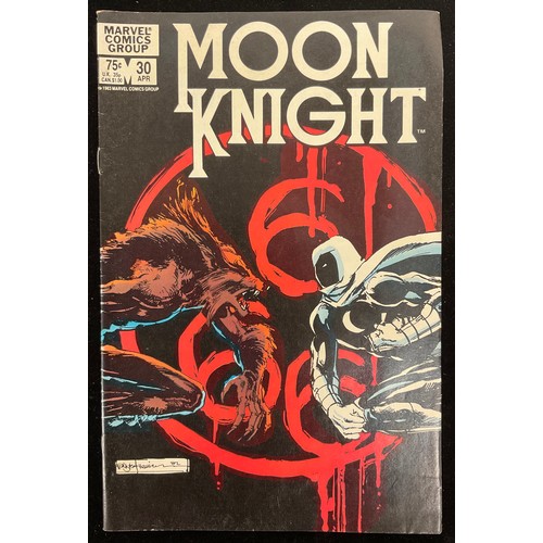 1160 - Moon Knight #2-38 (1980-84) 1st appearances of Midnight Man, Morpheus, Stained Glass Scarlet, Xenos ... 