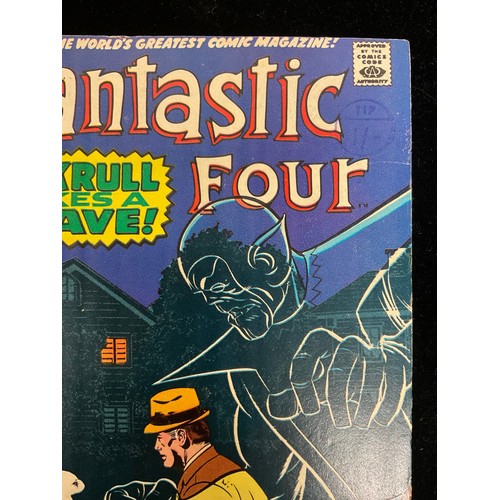 1163 - Fantastic Four #60, #69, #88, #90 (1967-69) Silver age Marvel comics. (4)