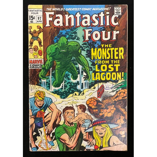 1164 - Fantastic Four #91-93, #95, #97, #100 (1969-70) 1st appearance of Torgo and Monocle, milestone 100th... 