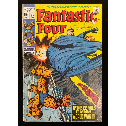 1164 - Fantastic Four #91-93, #95, #97, #100 (1969-70) 1st appearance of Torgo and Monocle, milestone 100th... 