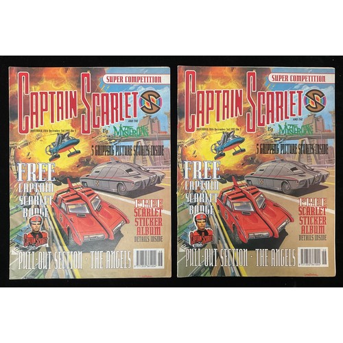 1354 - Gerry Anderson Interest - Captain Scarlet #1-14 (1993-94) Fleetway Publications, includes some free ... 