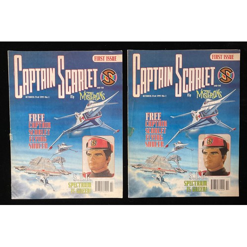 1354 - Gerry Anderson Interest - Captain Scarlet #1-14 (1993-94) Fleetway Publications, includes some free ... 