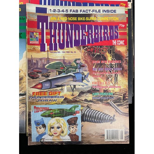 1356 - Gerry Anderson Interest - Thunderbirds #1 - 89 (1992-95) including some free gifts and duplicates; A... 