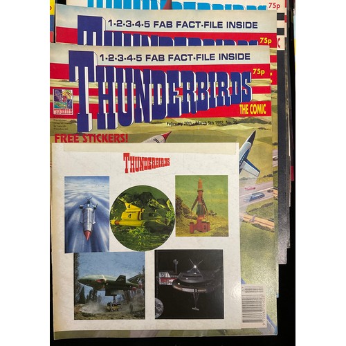 1356 - Gerry Anderson Interest - Thunderbirds #1 - 89 (1992-95) including some free gifts and duplicates; A... 