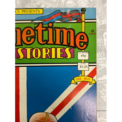 1308 - British Comics - Sometime Stories #1 (1977) Hourglass comics, very rare in higher grades, Bronze Age... 