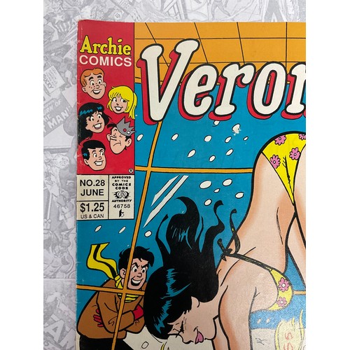 1309 - Veronica #28 (1993) Archie Comics, newsstand edition, 1st Good Girl Artwork in Archie Comics, Dan De... 