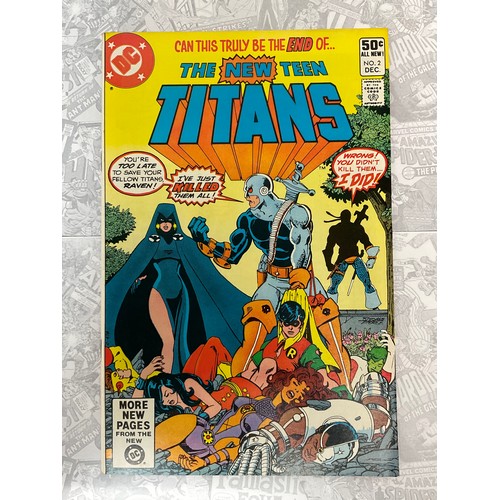 1357 - New Teen Titans #2 (1980) 1st appearance of Deathstroke the Terminator, Modern age DC comic.