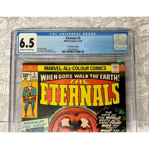 1311 - Marvel Comics - The Eternals #5 (1976) CGC graded 6.5, 1st appearance of Thena, Makkari and Domo. Ke... 