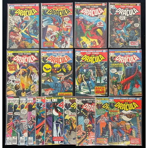 1350 - Tomb of Dracula #9, #11-18, #23-28, #55, 57, 59, 61 (1973-77) 2nd and 3rd appearances of Blade, 1st ... 