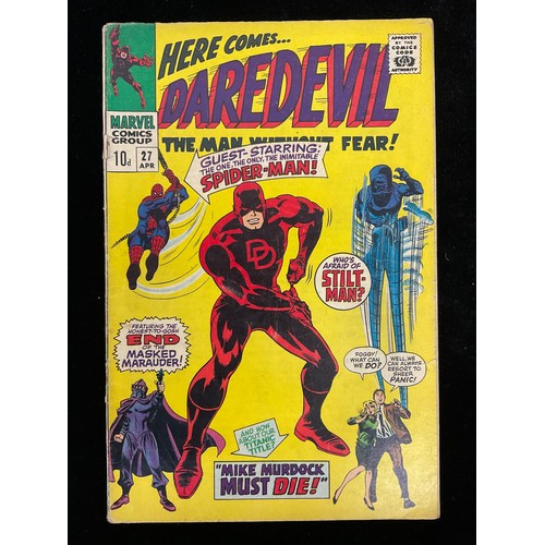 1301 - Daredevil #24, 27, 32, 38, 45, 53 (1967-69) Classic Gene Colan cover art. Silver age Marvel comics (... 