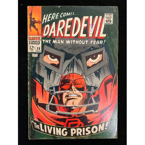 1301 - Daredevil #24, 27, 32, 38, 45, 53 (1967-69) Classic Gene Colan cover art. Silver age Marvel comics (... 