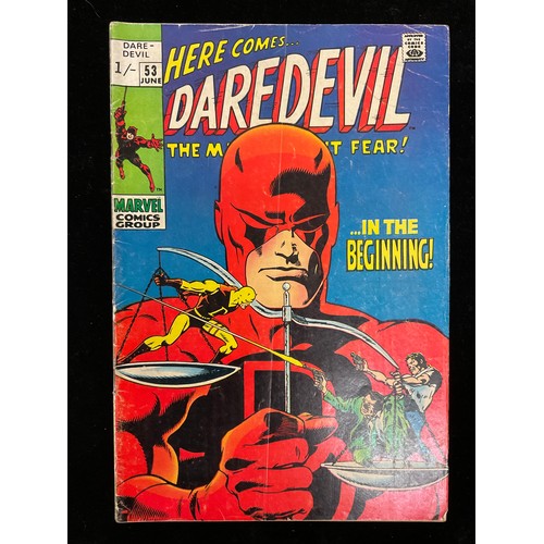 1301 - Daredevil #24, 27, 32, 38, 45, 53 (1967-69) Classic Gene Colan cover art. Silver age Marvel comics (... 