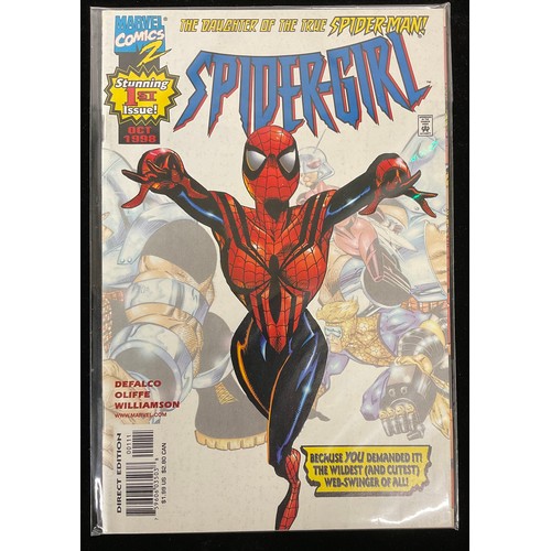 1303 - Marvel comics - A large collection of Spider-Girl comics including Spider-girl 1/2 (1999) Wizard Exc... 