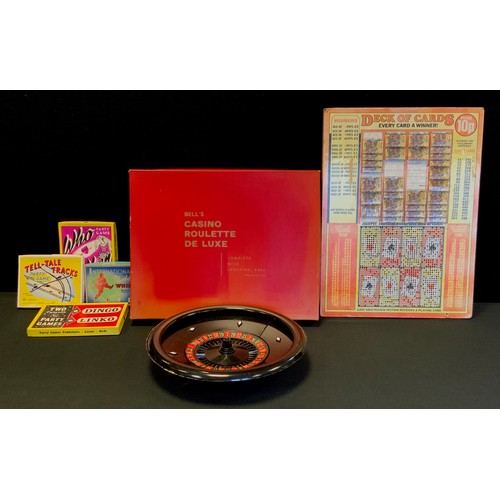 101 - Toys & Games - Deck of Cards Every Cards a Winner game, Casino roulette, etc boxed (6)