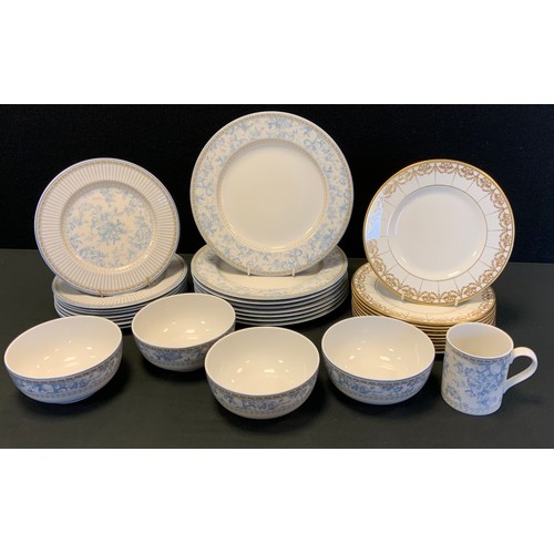 124 - A  Royal Doulton 'Provence' pattern dinner set for eight comprised of; eight dinner plates, eight sm... 