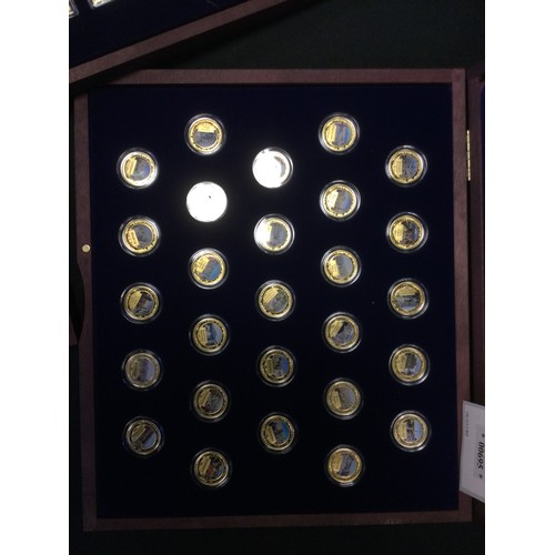 239 - Coins & Tokens - Windsor Mint, limited edition sets, Capitals of the EU, 27, 695/9999;  European Bir... 