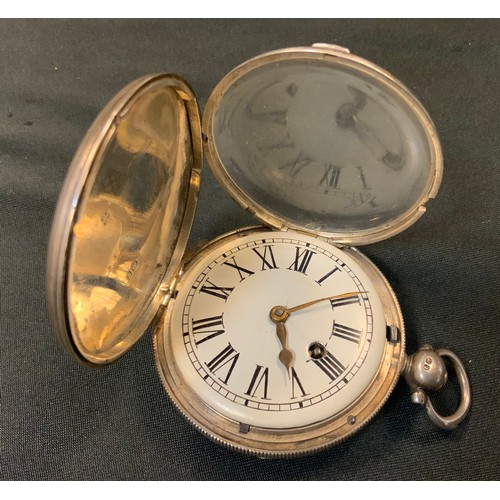 277 - A William IV silver verge fusee pocket watch, by John Bates, London 1831