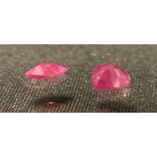 270 - Loose Gem stones - Rubies, heart shape approx 1.00ct, marquise, approx 0.41ct, 1.41 approx total car... 