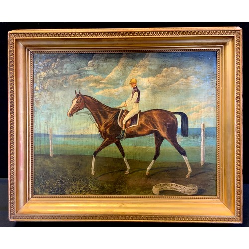 223 - English School
Portrait of a Racehorse, Langley Maid, Ridden by Thomas Evans
oil on panel, 38.5cm x ... 