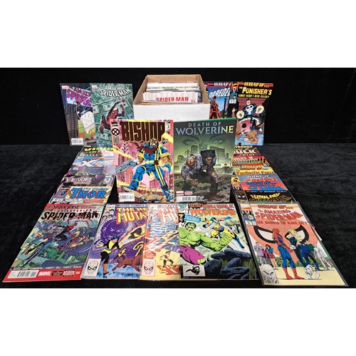 344 - A collection of Marvel comics from Bronze to Modern age including titles: New Mutants #1-2, X-Force,... 