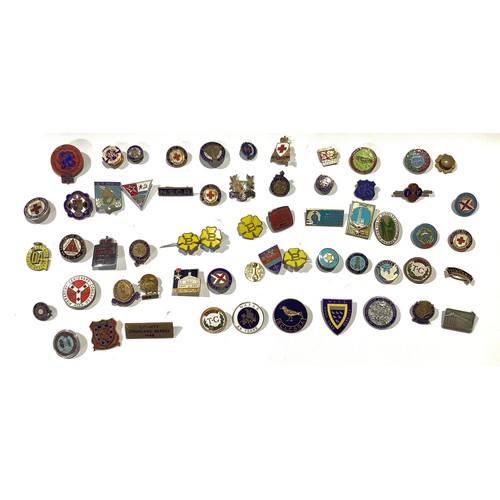 441 - Badges - mostly enamel, various subjects, many political, Electrical Trades Union, Amalgamated Engin... 