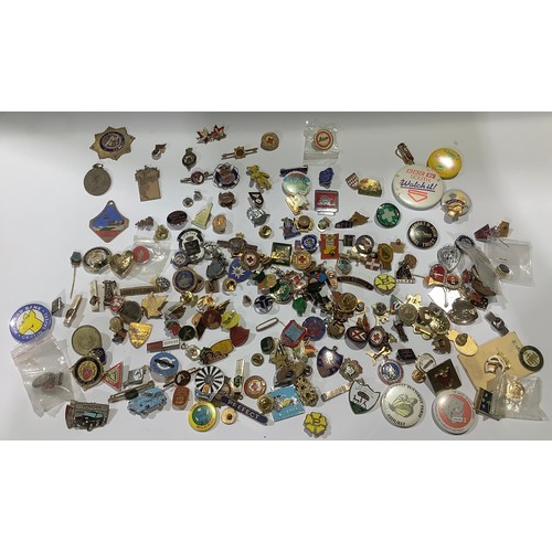 458 - Badges - various, enamel, base metal and tin badges, various subjects