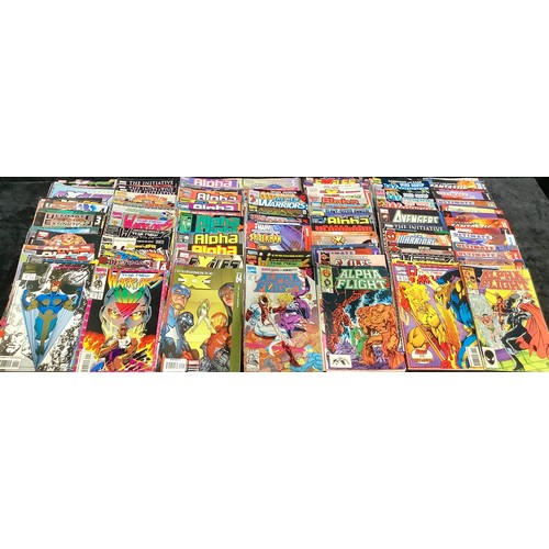 549 - Marvel Comics - A large collection of Modern age Marvel comics including The New Warriors, Alpha Fli... 