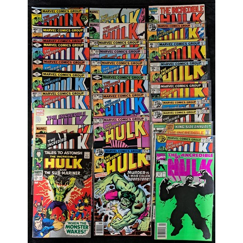 660 - Marvel comics A collection of Incredible Hulk comics including Hulk #377, 1st appearance of Professo... 