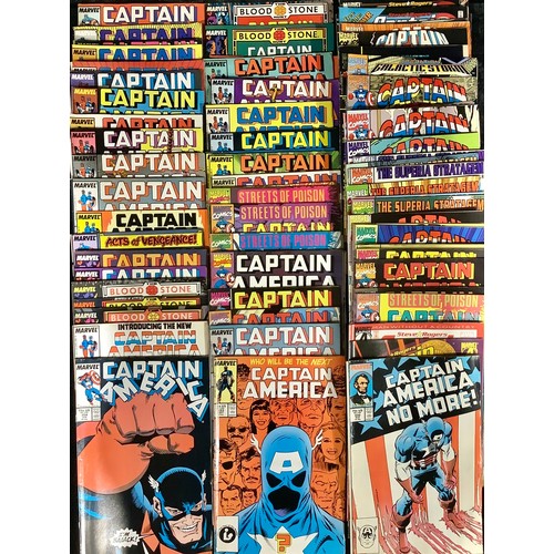 705 - Marvel Comics - A collection of Modern Age Captain America comics, includes 1st appearance of John W... 