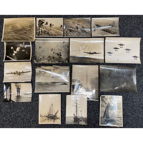 717 - WW2 British Associated Press Release Photographs. Good sized glossy black and white prints most with... 