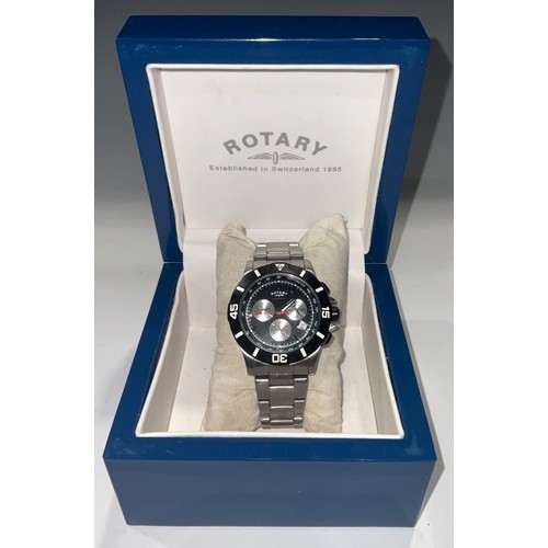 744 - A Rotary Chronospeed multidial wristwatch, in boxed