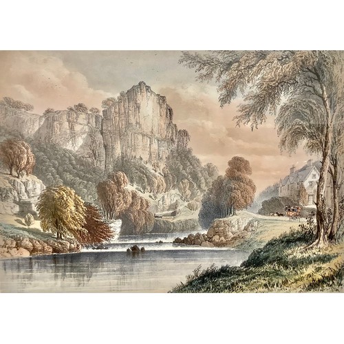 677 - Thomas Walmsley, after, coloured engraving, by F. Jukes, To Thomas Harris Esq., This View Between Ll... 