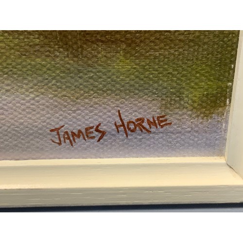 47 - James Horne
Iron Bridge
signed, oil on canvas, 30.5cm x 61cm.