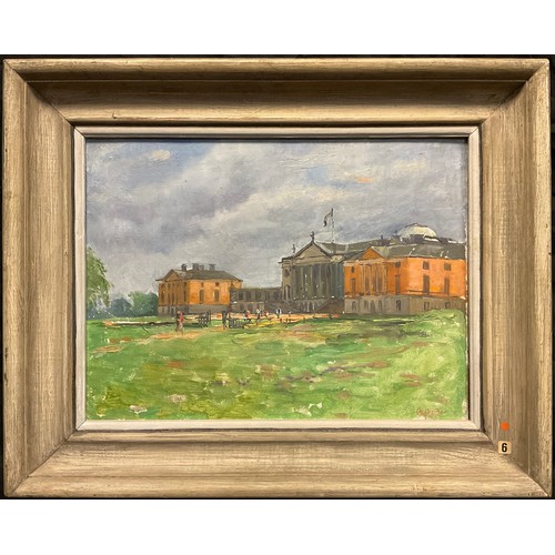 135 - Frank Constantine OBE, (1919-2014), 
Kedlestone 
signed, oil on board, 30cm x 40cm.