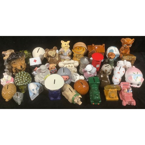 171 - Money Boxes - assorted piggy banks and coin boxes, mid to late 20th century, various (41)