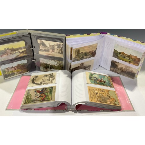 939 - Postcards - a collection of approx. 540 postcards, including topographical, scenic, churches, castle... 