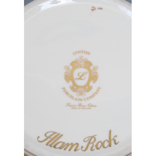 141 - A Lynton named view porter mug, painted by Stefan Nowacki, signed, with Ilam Rock, Derbyshire, 12cm ... 