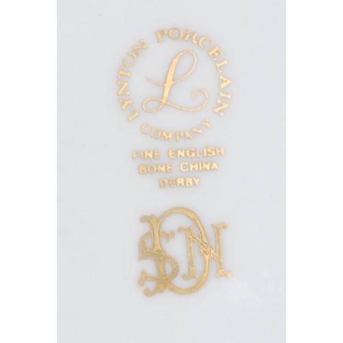 139 - A Lynton coffee can and stand, painted by  Stefan Nowacki, signed, with a seascape, tall ship on a c... 