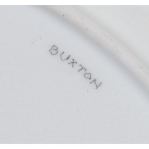 132 - A Royal Crown Derby plate, painted by WEJ Dean, signed, Buxton, 26.5cm, printed mark in red