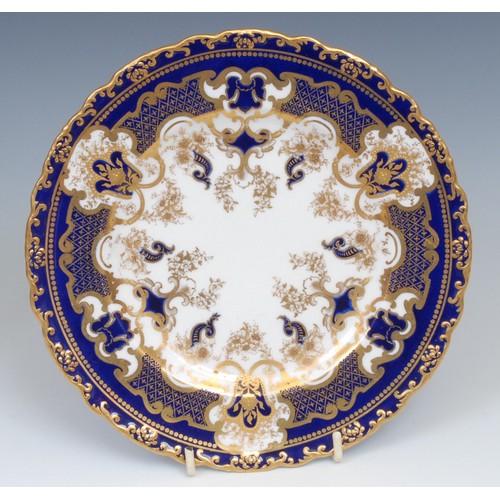 127 - A Royal Crown Derby 3696 Imari pattern shaped octagonal dish, 24cm wide, c.1892; other Royal Crown D... 
