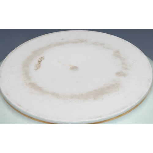 158 - A large Continental porcelain jardiniere, painted in polychrome with The Adoration of the Magi, pale... 