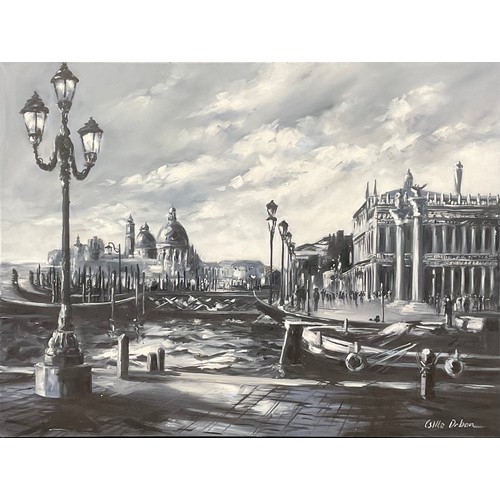 382 - Csilla Orban (Hungarian, Bn. 1961)
Venice,
signed, oil on canvas, 91.5cm x 122cm