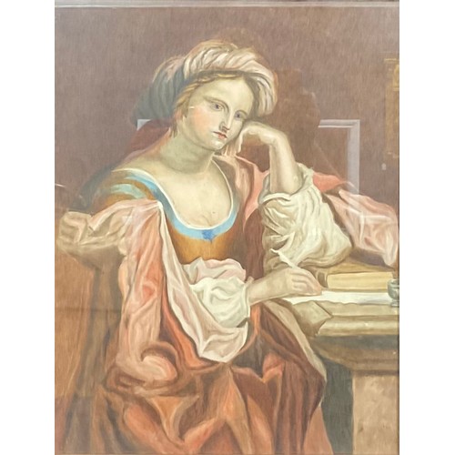 348 - After Angelica Kauffmann 
Sybil
watercolour, 55cm x 41.5cm