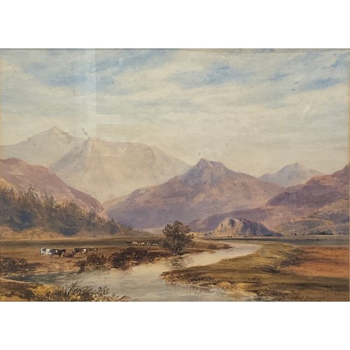 349 - Alfred Clint (1807-1883)
Near Snowdon
signed, watercolour, 30cm x 41cm