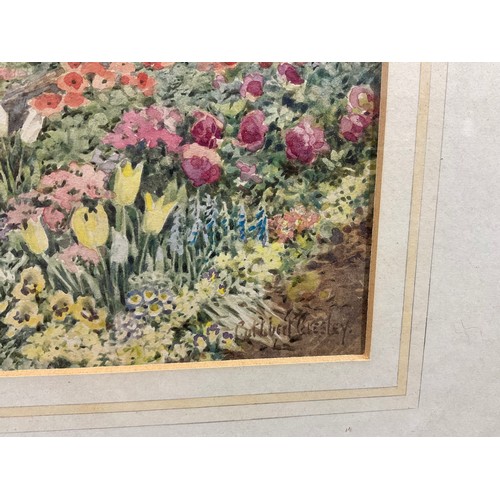 360 - Cuthbert Gresley (1876 - 1963)
Summer in the Cottage Garden
signed, watercolour, 29cm x 39cm