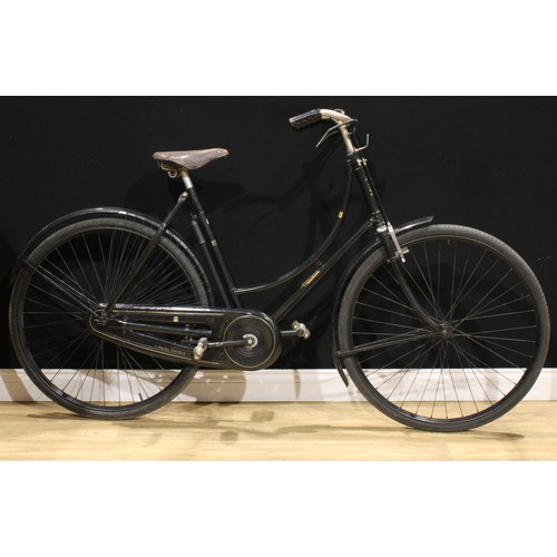 2120 - An early 20th Royal Enfield bicycle, Brooks saddle, rod brakes, 138cm long, c.1920