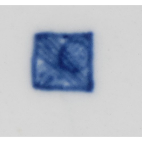 106 - A Worcester Old Japan/Star pattern pear shaped sparrow beak milk jug and cover, decorated in the Ima... 