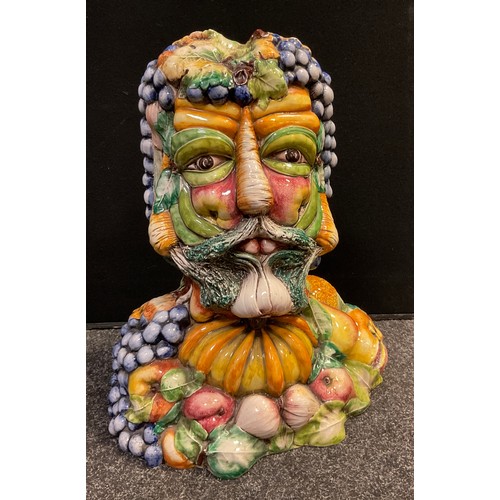 87 - After Giuseppe Arcimboldo Intrada Italian bust of 'Vertumus',47cm high