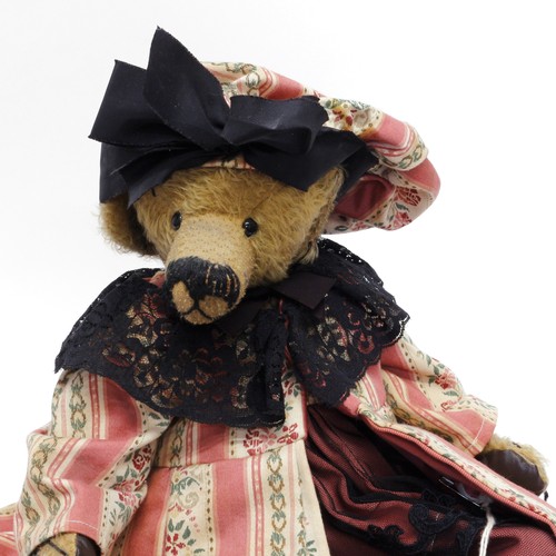 93 - Artist teddy bear - a Bears of Grace blonde mohair 'Lady Edith Fordyke' teddy bear, from the Out Of ... 